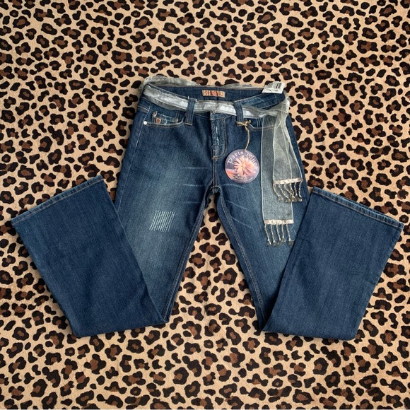 Jeans Paris Blues Taille 3 - Coupe Bootcut, Dark Wash, Occasion Très Bon état